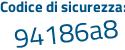 Il Codice di sicurezza è c5Z9ba5 il tutto attaccato senza spazi