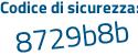 Il Codice di sicurezza è 7c2d1 segue c9 il tutto attaccato senza spazi