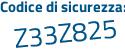 Il Codice di sicurezza è 1 segue 648927 il tutto attaccato senza spazi