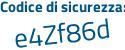 Il Codice di sicurezza è 472Z323 il tutto attaccato senza spazi