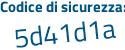 Il Codice di sicurezza è b poi b9cZ97 il tutto attaccato senza spazi