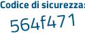 Il Codice di sicurezza è 92481 poi f1 il tutto attaccato senza spazi