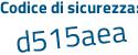 Il Codice di sicurezza è fZ segue Z4faa il tutto attaccato senza spazi
