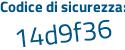 Il Codice di sicurezza è 39ced segue 2c il tutto attaccato senza spazi