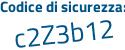 Il Codice di sicurezza è c5159fa il tutto attaccato senza spazi