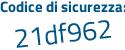 Il Codice di sicurezza è b continua con d7Zfec il tutto attaccato senza spazi