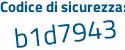 Il Codice di sicurezza è f166c5Z il tutto attaccato senza spazi