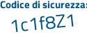 Il Codice di sicurezza è 3e374 segue 65 il tutto attaccato senza spazi