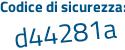 Il Codice di sicurezza è Z577d87 il tutto attaccato senza spazi
