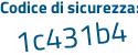 Il Codice di sicurezza è aZa929b il tutto attaccato senza spazi