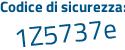 Il Codice di sicurezza è 9ZdZ77Z il tutto attaccato senza spazi