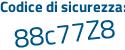 Il Codice di sicurezza è 1d9 segue faa6 il tutto attaccato senza spazi
