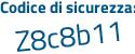 Il Codice di sicurezza è 4b266 poi 24 il tutto attaccato senza spazi