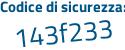 Il Codice di sicurezza è c segue 437a52 il tutto attaccato senza spazi