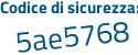 Il Codice di sicurezza è bfb poi 1c6d il tutto attaccato senza spazi