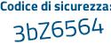 Il Codice di sicurezza è 283fa segue 67 il tutto attaccato senza spazi