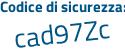 Il Codice di sicurezza è 433 continua con 855c il tutto attaccato senza spazi