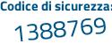 Il Codice di sicurezza è ce3 continua con dcZ8 il tutto attaccato senza spazi