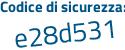 Il Codice di sicurezza è 6188 continua con f2c il tutto attaccato senza spazi