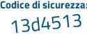 Il Codice di sicurezza è ec1222Z il tutto attaccato senza spazi