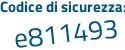 Il Codice di sicurezza è 614b5a6 il tutto attaccato senza spazi