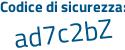 Il Codice di sicurezza è 646f4f6 il tutto attaccato senza spazi