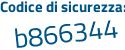 Il Codice di sicurezza è 5baed continua con b5 il tutto attaccato senza spazi