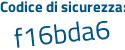 Il Codice di sicurezza è be83 continua con 83d il tutto attaccato senza spazi