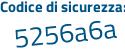 Il Codice di sicurezza è 9 segue 4c93c8 il tutto attaccato senza spazi