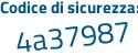 Il Codice di sicurezza è Za continua con ebb55 il tutto attaccato senza spazi