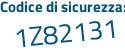 Il Codice di sicurezza è 4da4a segue 78 il tutto attaccato senza spazi