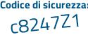 Il Codice di sicurezza è 2Z segue 686e2 il tutto attaccato senza spazi