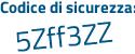 Il Codice di sicurezza è 4392a poi 34 il tutto attaccato senza spazi