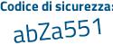 Il Codice di sicurezza è 48861 poi c3 il tutto attaccato senza spazi