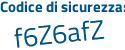 Il Codice di sicurezza è 3 poi 12dccZ il tutto attaccato senza spazi