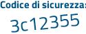 Il Codice di sicurezza è fccbc segue 6d il tutto attaccato senza spazi
