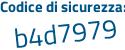 Il Codice di sicurezza è 942385e il tutto attaccato senza spazi