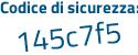 Il Codice di sicurezza è 35cefb6 il tutto attaccato senza spazi