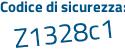 Il Codice di sicurezza è a3d4 poi 119 il tutto attaccato senza spazi
