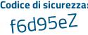 Il Codice di sicurezza è eb43 segue 3ea il tutto attaccato senza spazi
