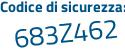 Il Codice di sicurezza è a11 continua con e324 il tutto attaccato senza spazi