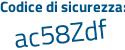 Il Codice di sicurezza è b62a segue 2ea il tutto attaccato senza spazi