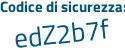 Il Codice di sicurezza è ZdZ6e continua con 94 il tutto attaccato senza spazi