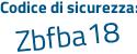 Il Codice di sicurezza è 39 poi feddd il tutto attaccato senza spazi