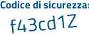 Il Codice di sicurezza è e segue 62882b il tutto attaccato senza spazi