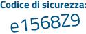 Il Codice di sicurezza è 4d54e poi 95 il tutto attaccato senza spazi