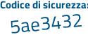 Il Codice di sicurezza è 5593 continua con 577 il tutto attaccato senza spazi