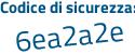 Il Codice di sicurezza è 46 continua con fZbcf il tutto attaccato senza spazi