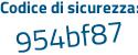 Il Codice di sicurezza è c72e poi 4a2 il tutto attaccato senza spazi