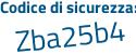 Il Codice di sicurezza è cbb poi 3e6e il tutto attaccato senza spazi